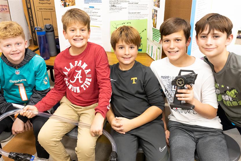 Students participate in a STEM Fair